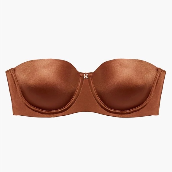 Savage X Fenty Other - Savage Fenty Brown Strapless Bra Core Microfiber 32c